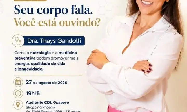 A CDL Mulher convida, para uma noite de muito conhecimento e reflexão sobre saúde, prevenção e qualidade de vida.