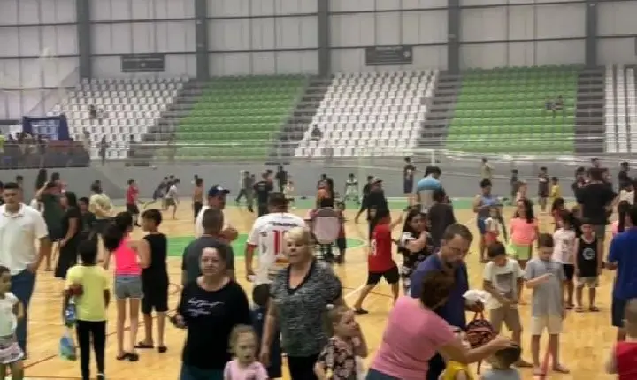 Ações de Natal movimentam o Ginasio Multiuso em Guaporé