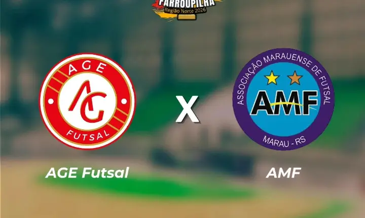 AGE joga em casa contra a equipe da AMF de Marau/RS