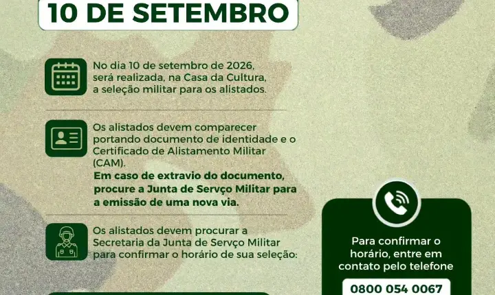 Atenção, é amanhã!