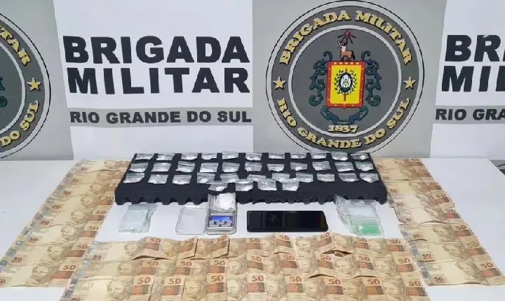 Brigada Militar de Guaporé apreende adolescente por tráfico de drogas*