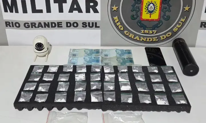 BRIGADA MILITAR DESMONTA PONTO DE TRÁFICO EM GUAPORÉ