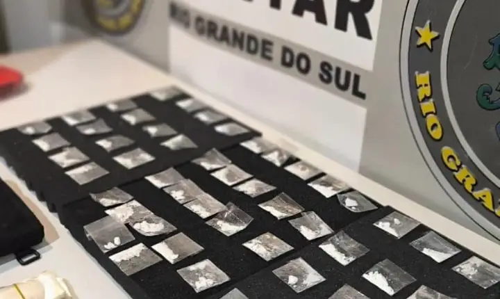 BRIGADA MILITAR PRENDE HOMEM POR TRÁFICO DE DROGAS EM GUAPORÉ