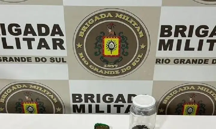 Brigada Militar prende homem por tráfico de drogas em Serafina Corrêa