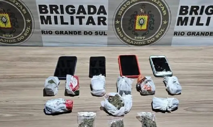 BRIGADA MILITAR PRENDE JOVEM POR TRÁFICO DE DROGAS EM GUAPORÉ