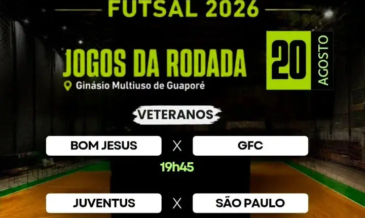 Campeonato Municipal de Futsal de Guaporé!!