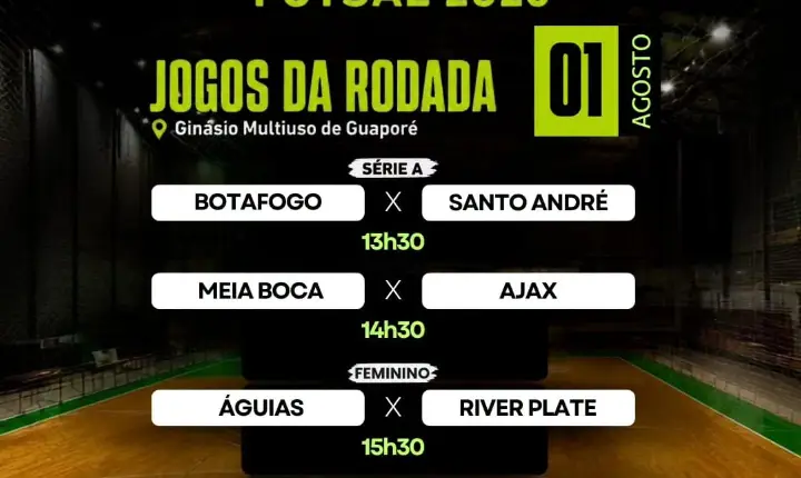 Campeonato Municipal de Futsal de Guaporé!!