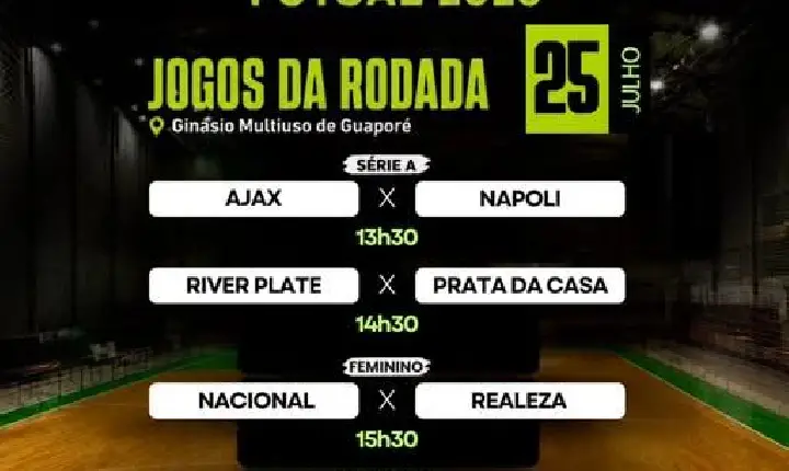 Campeonato Municipal de Futsal de Guaporé!!