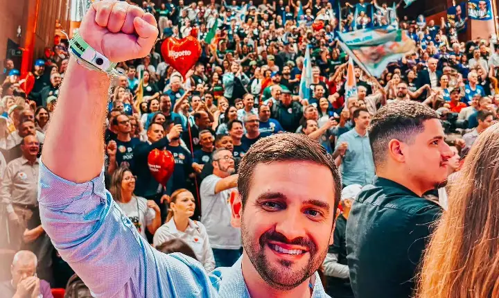 Convenção do MDB oficializa candidatura de Mateus Trojan a deputado estadual