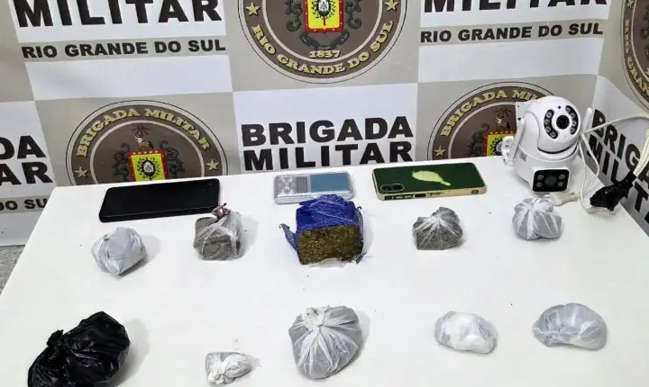 Dupla é presa por tráfico de drogas em Serafina Corrêa