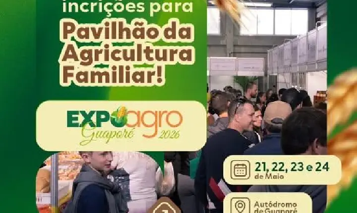 EXPOAGRO GUAPORÉ ABRE INSCRIÇÕES PARA AGROINDÚSTRIAS FAMILIARES