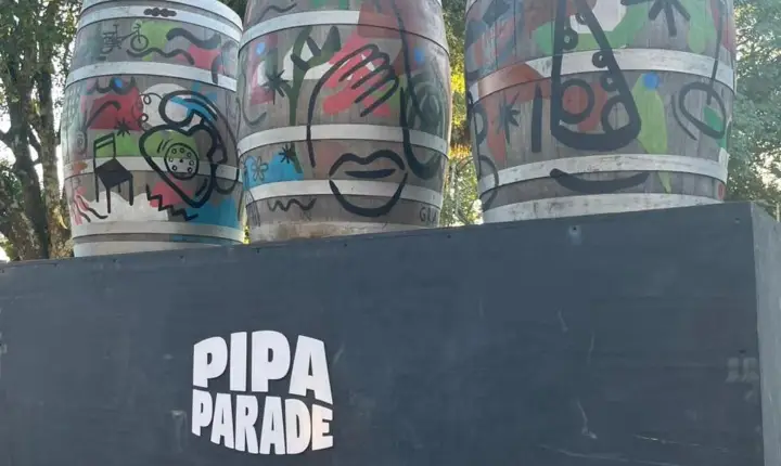 Guaporé recebe a exposição Pipa Parade na praça central
