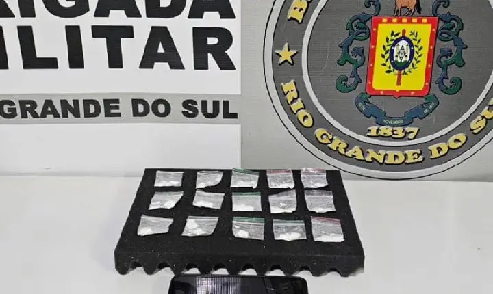 Homem preso por tráfico de drogas