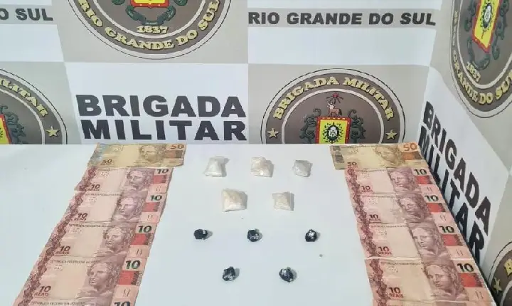 HOMEM PRESO POR TRÁFICO DE DROGAS EM SERAFINA CORRÊA-RS