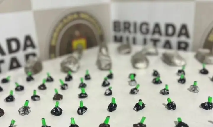 Jovem é preso por posse de entorpecentes