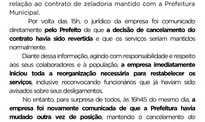 Nota de Esclarecimento
