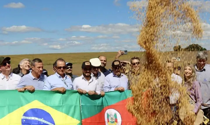 Otimismo marca abertura oficial da colheita da soja no Estado