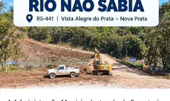 Ponte do Rio Não Sabia terá bloqueio temporário nesta quinta-feira