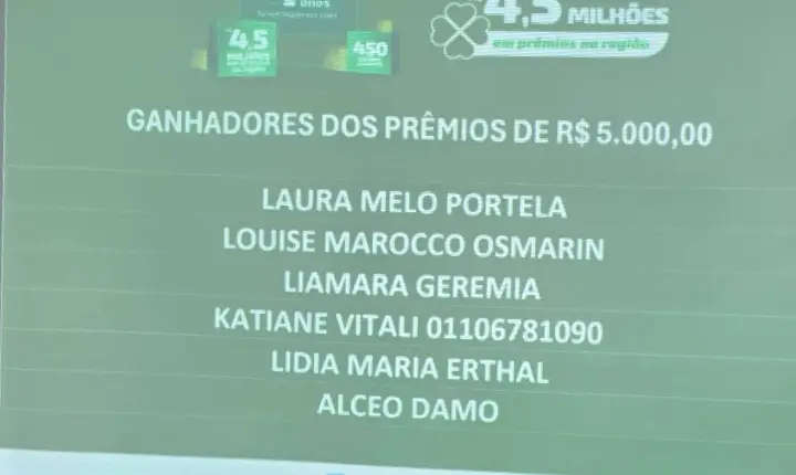 Sicredi Contempla comunidade nos seus 45 anos