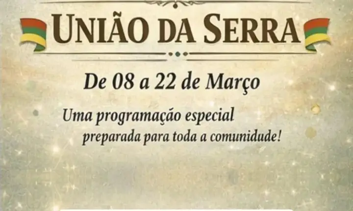 União da Serra em festa!