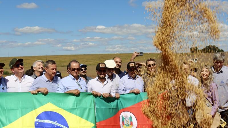 Otimismo marca abertura oficial da colheita da soja no Estado