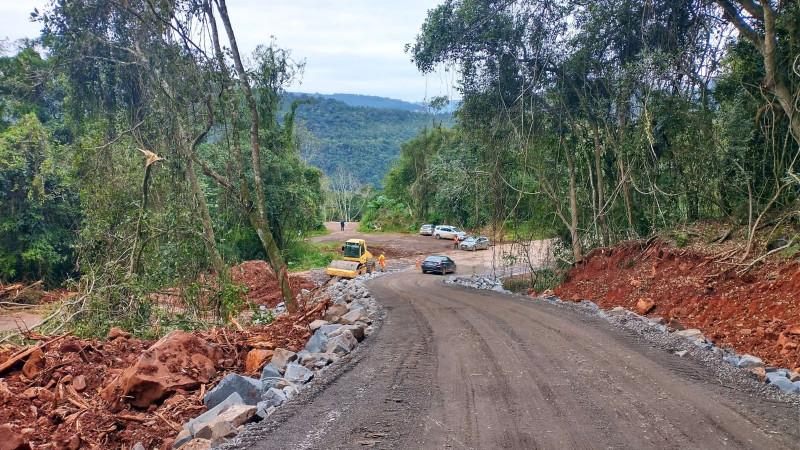 EGR conclui obra e libera desvio alternativo na ERS-129, em Muçum