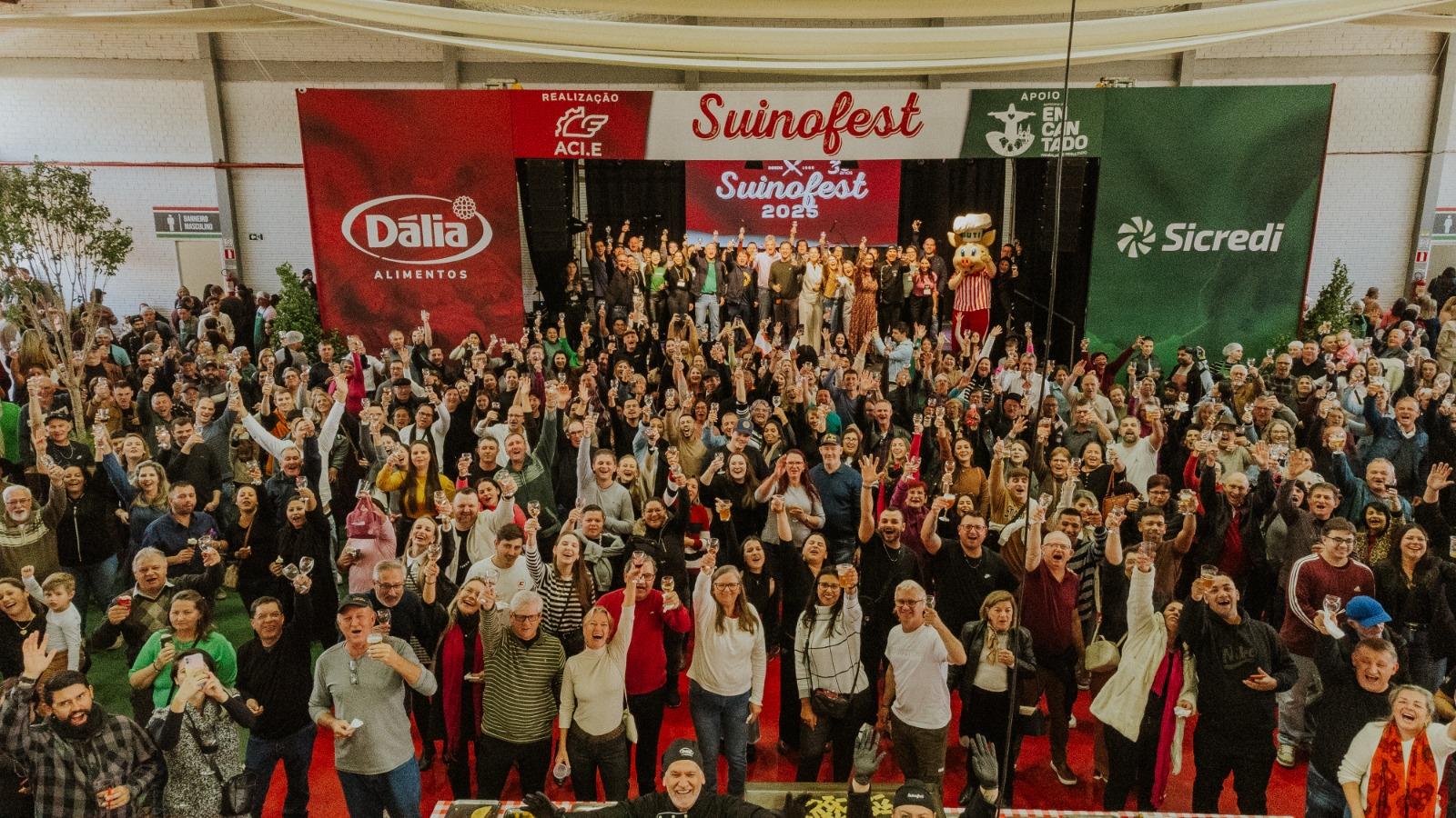 Suinofest celebra 30 anos com 40 mil visitantes e mais de 9 mil acessos ao Salão Gastronômico