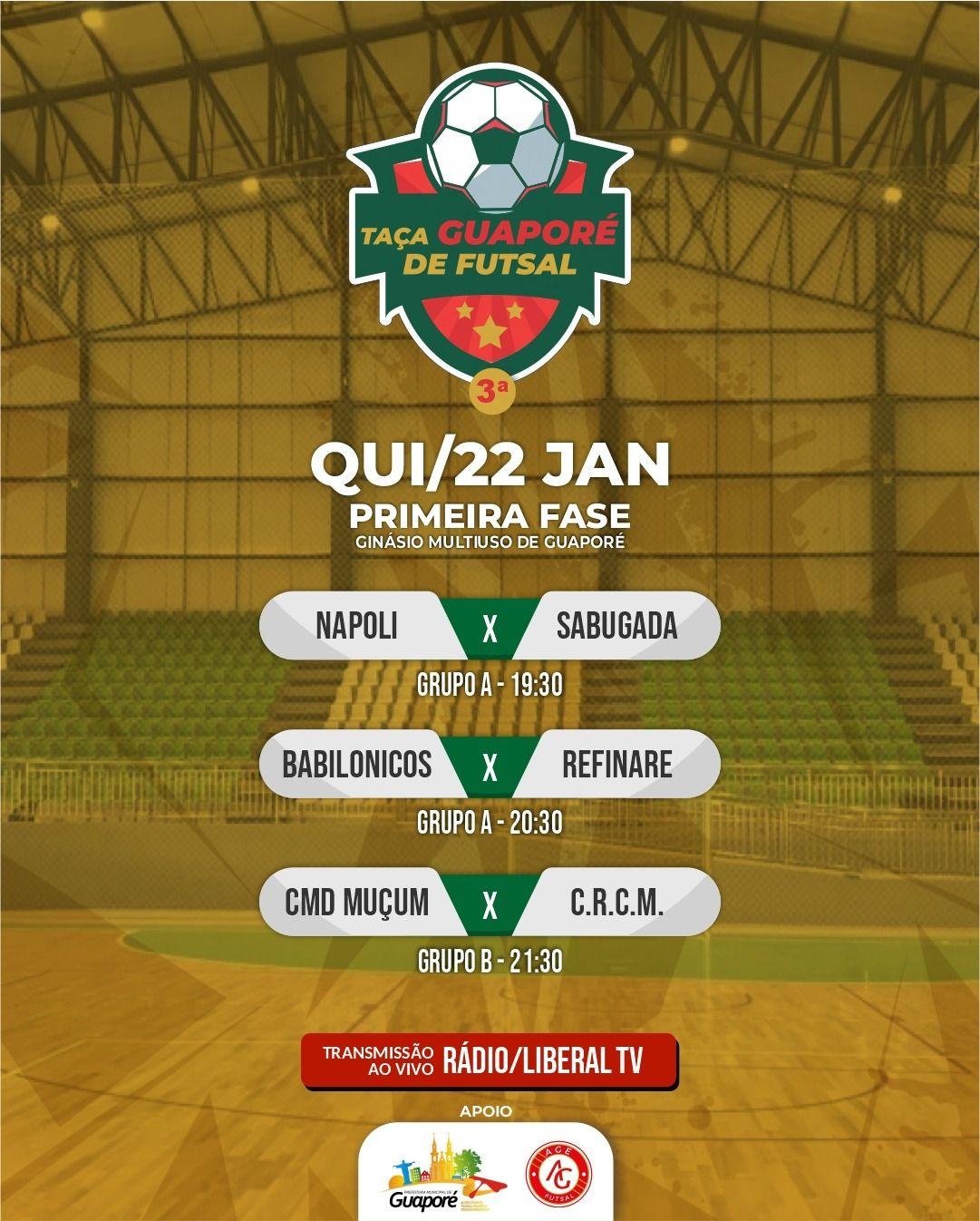 3ª Taça Guaporé de Futsal