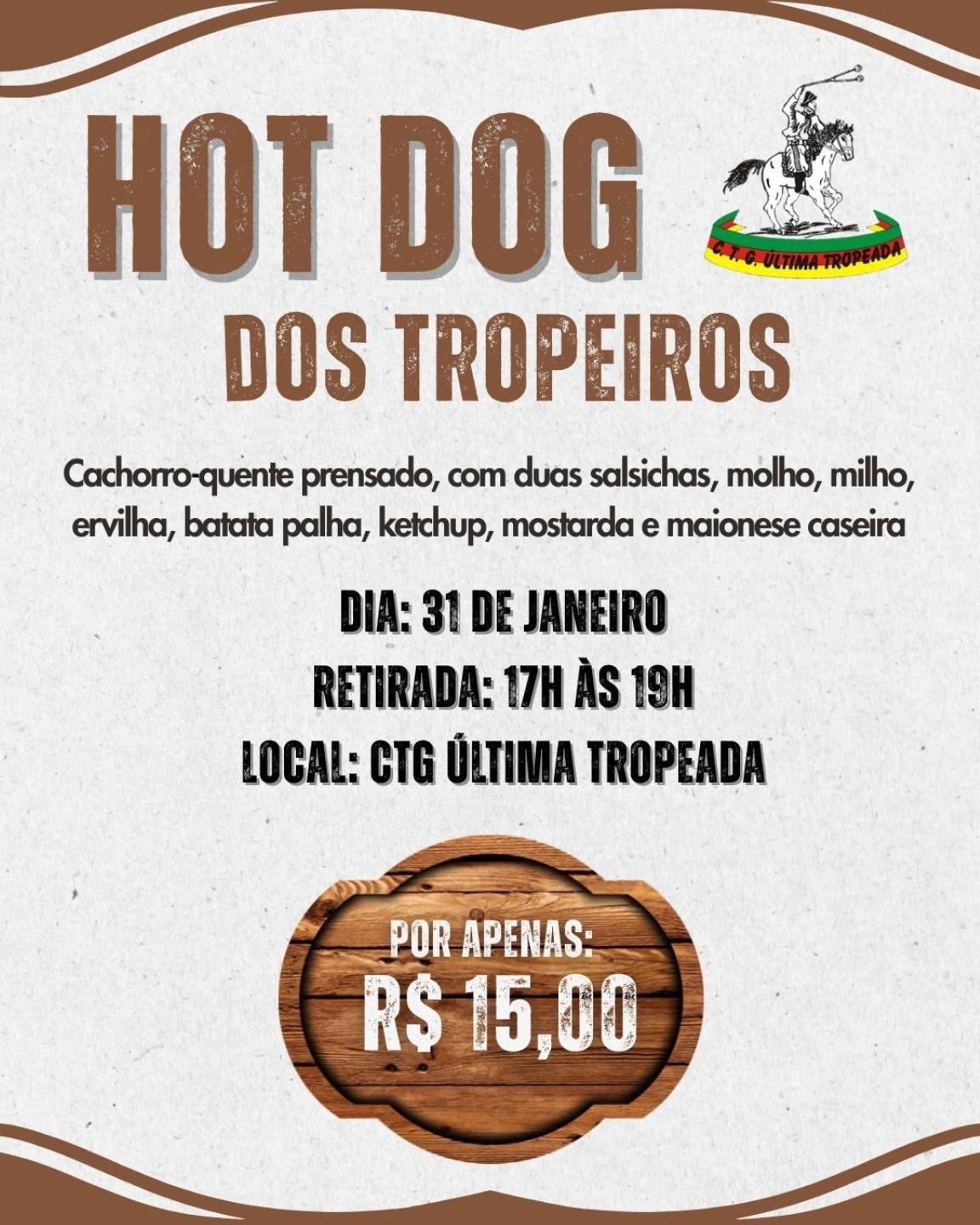 Vem aí o Hot Dog dos Tropeiros!