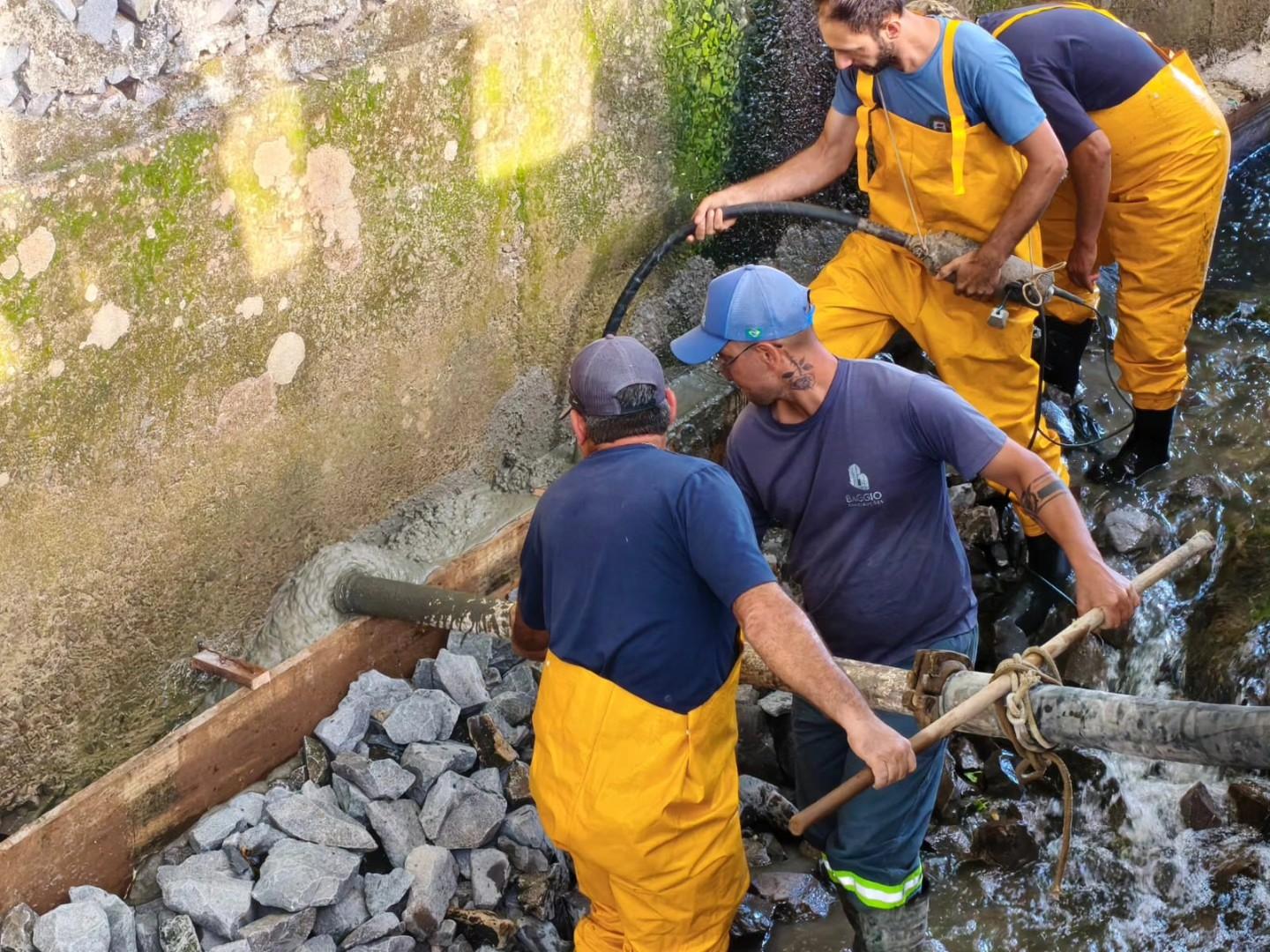 Arroio Barracão recebe ações preventivas de contenção e manutenção