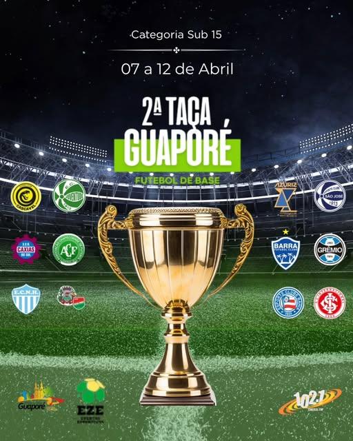 Vem aí a 2ª Taça Guaporé de Futebol de Base Sub-15!