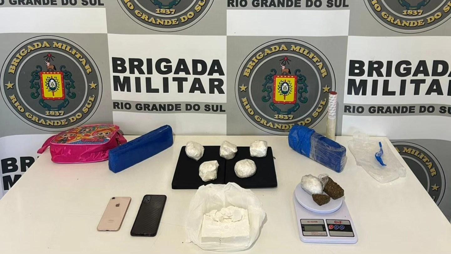 BRIGADA MILITAR PRENDE DUPLA POR TRÁFICO DE DROGAS EM GUAPORÉ E ANTA GORDA