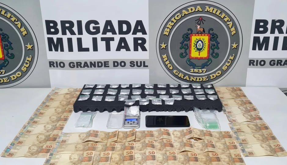 Brigada Militar de Guaporé apreende adolescente por tráfico de drogas*