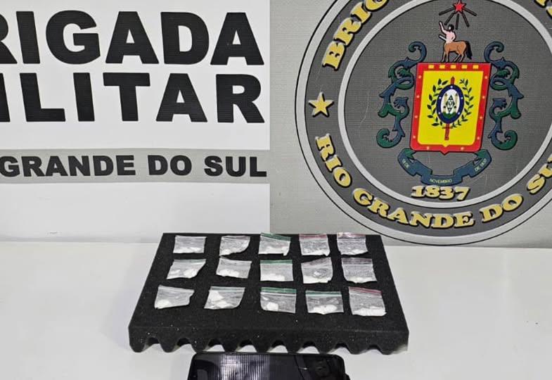 Homem preso por tráfico de drogas