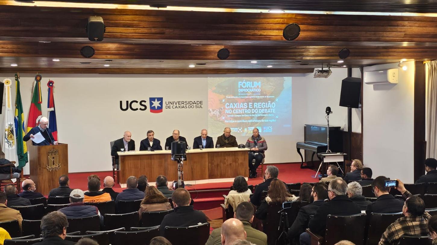 7 ª Plenária Regional do Fórum Democrático da Assembleia Legislativa do Rio Grande do Sul.