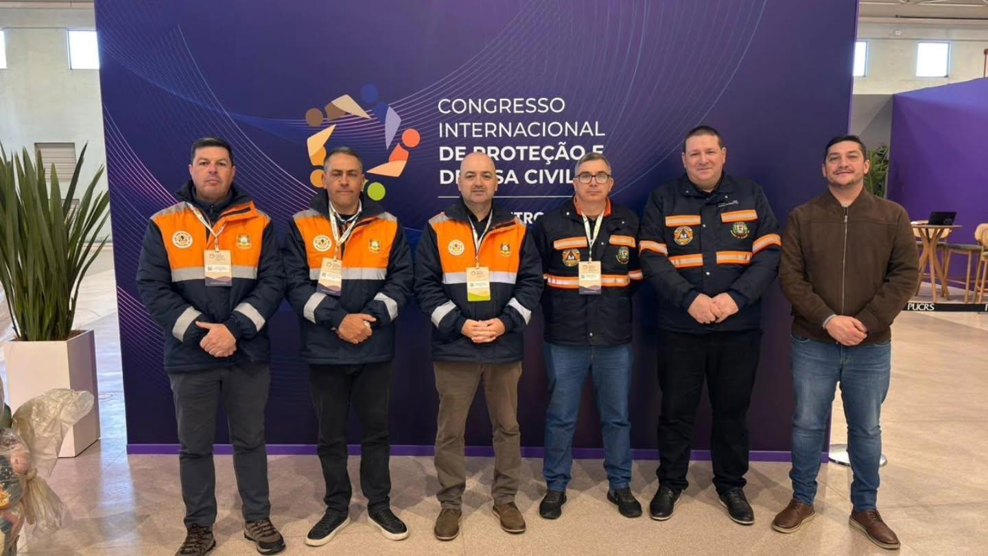 Administração Municipal participa do Congresso Internacional de Proteção e Defesa Civil