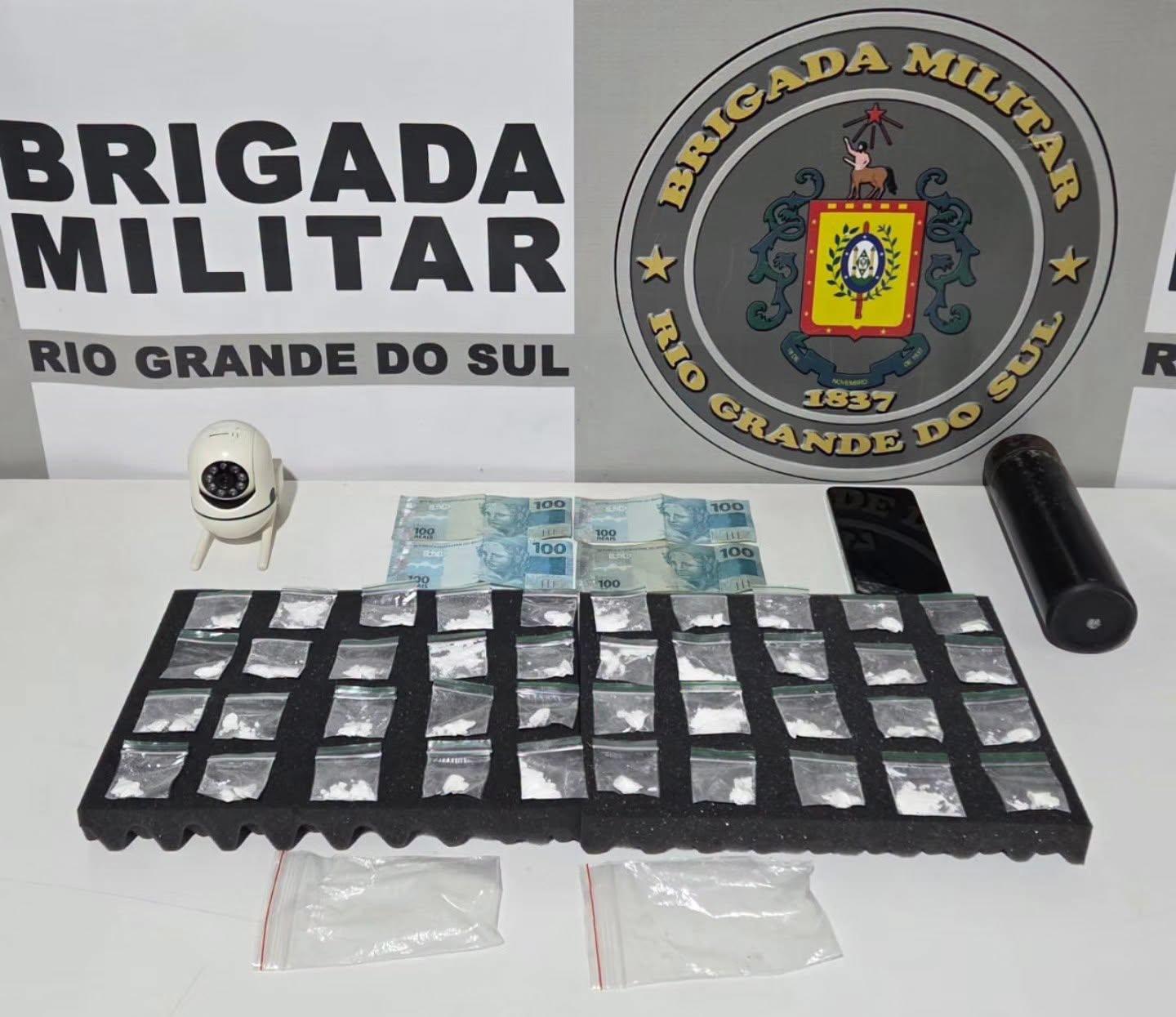 BRIGADA MILITAR DESMONTA PONTO DE TRÁFICO EM GUAPORÉ