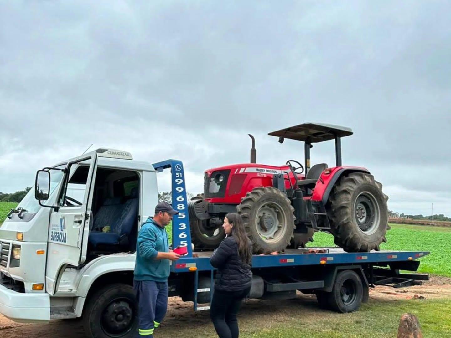 Recuperação de equipamentos agricolas