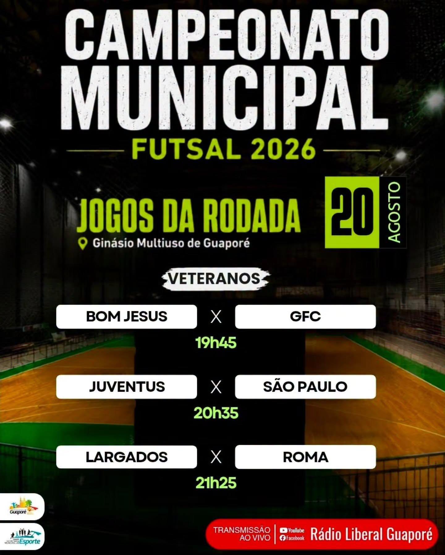 Campeonato Municipal de Futsal de Guaporé!!