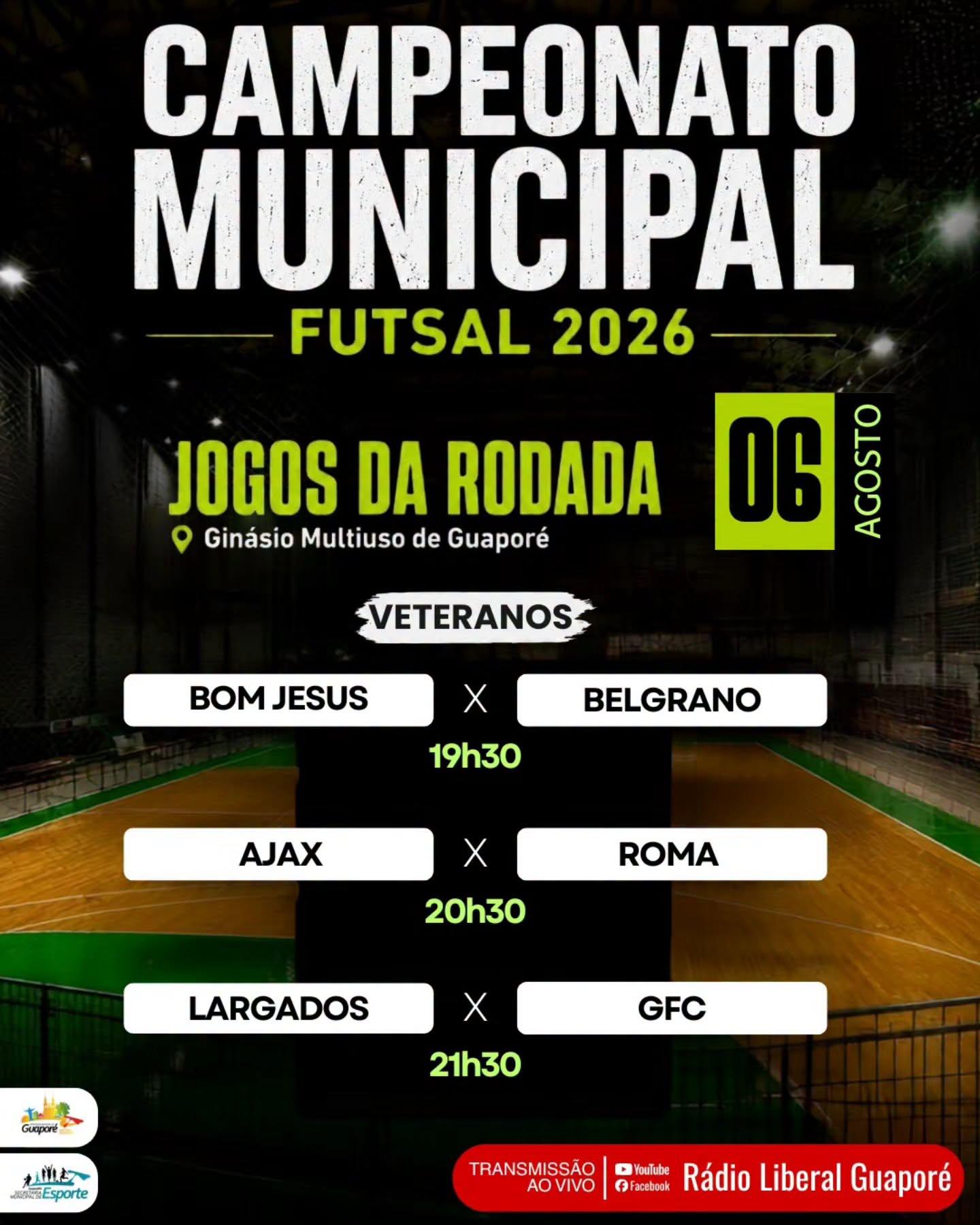 Campeonato Municipal de Futsal de Guaporé!!