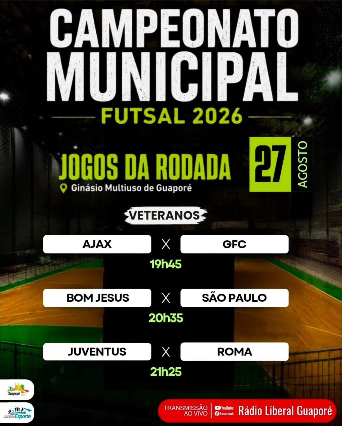 Campeonato Municipal de Futsal de Guaporé!!