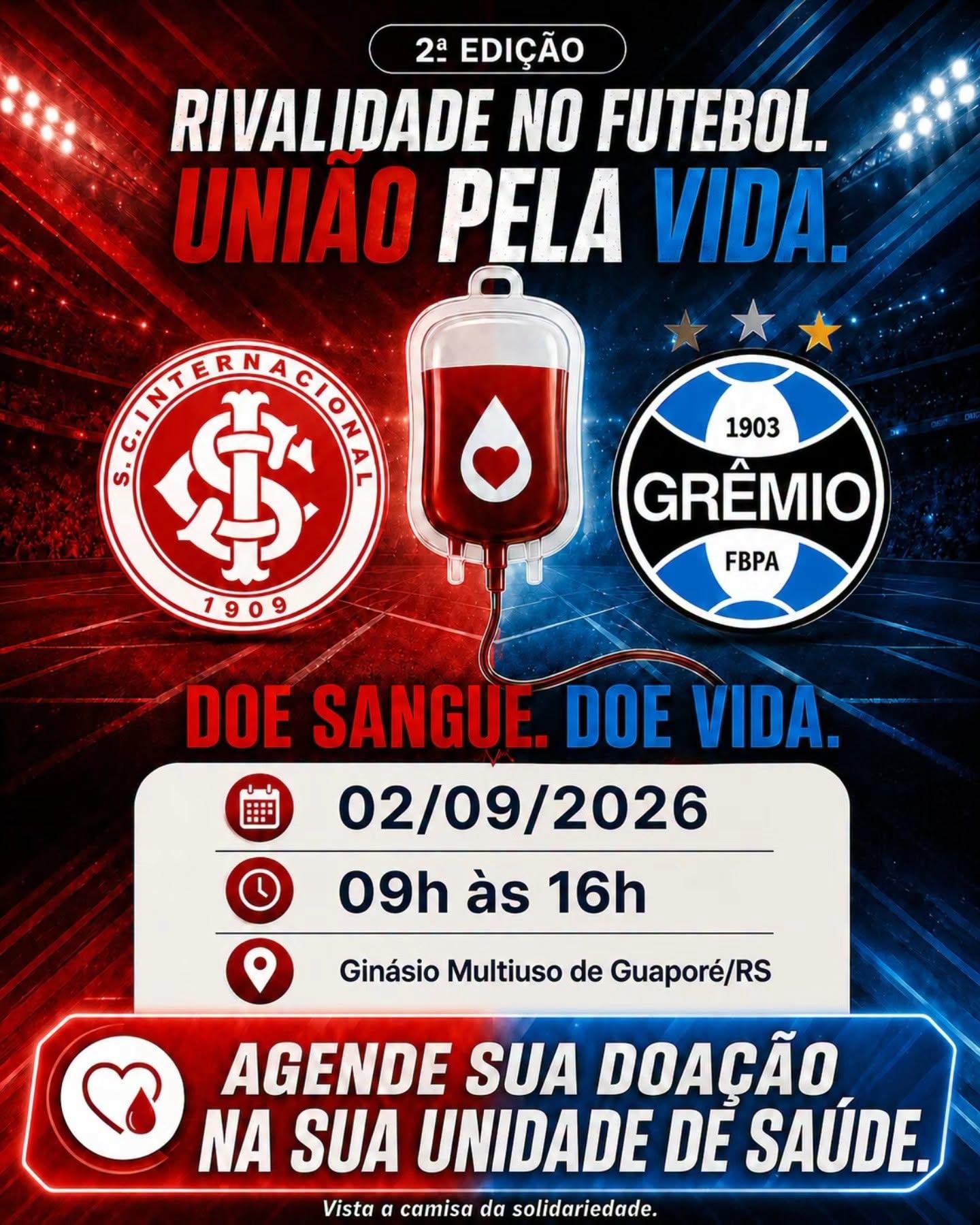 DOE SANGUE, DOE VIDA!