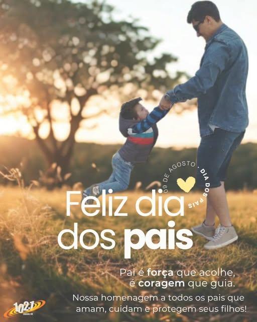 Nossa homenagem a todos os pais que amam, cuidam e protegem seus filhos.
