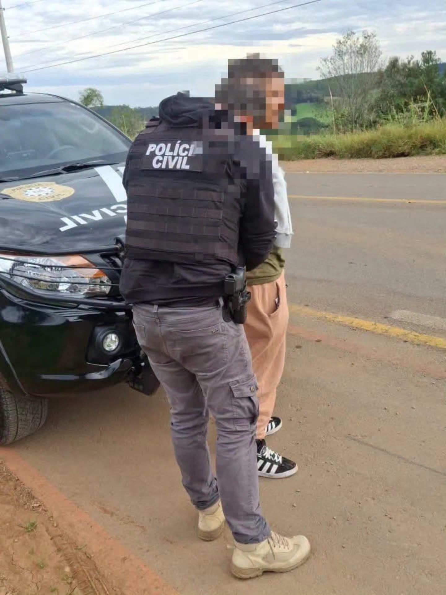 RECÉM-SAÍDO DO PRESÍDIO É PRESO APÓS FURTAR VEÍCULO, DIRIGIR EMBRIAGADO E CAUSAR ACIDENTE EM SÃO VALENTIM DO SUL