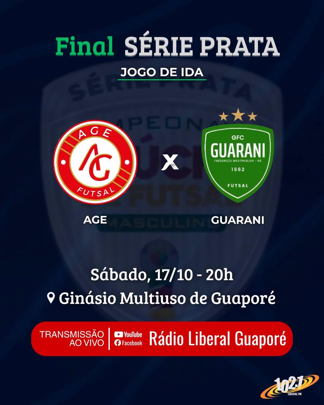AGE EM QUADRA PARA A GRANDE FINAL DA SÉRIE PRATA