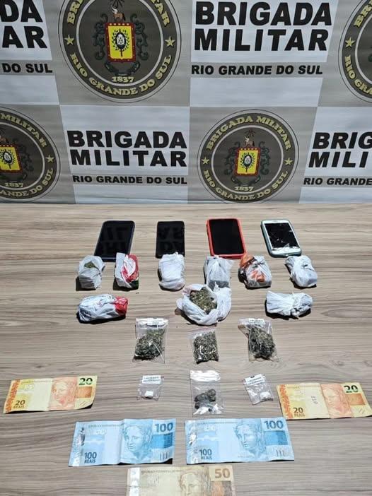 BRIGADA MILITAR PRENDE JOVEM POR TRÁFICO DE DROGAS EM GUAPORÉ