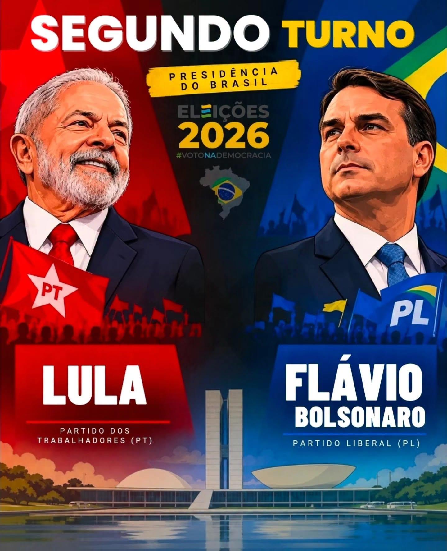 Com 98,36% dos votos apurados, está matematicamente definido o 2⁰ turno da eleição presidencial no Brasil.