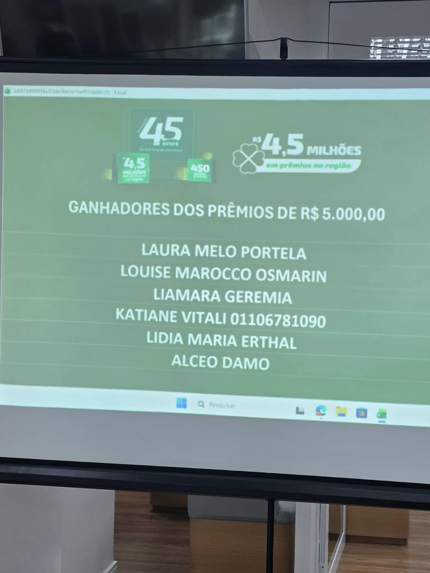 Sicredi Contempla comunidade nos seus 45 anos